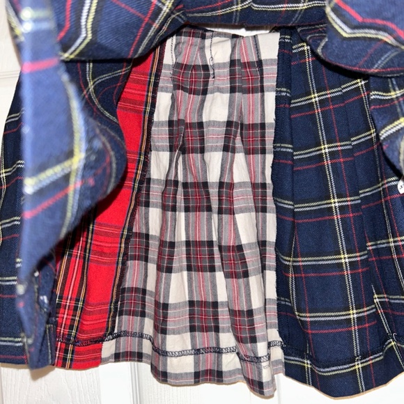 Zara Girls Pleated Plaid Skirt Size 11/12 - Picture 4 of 5